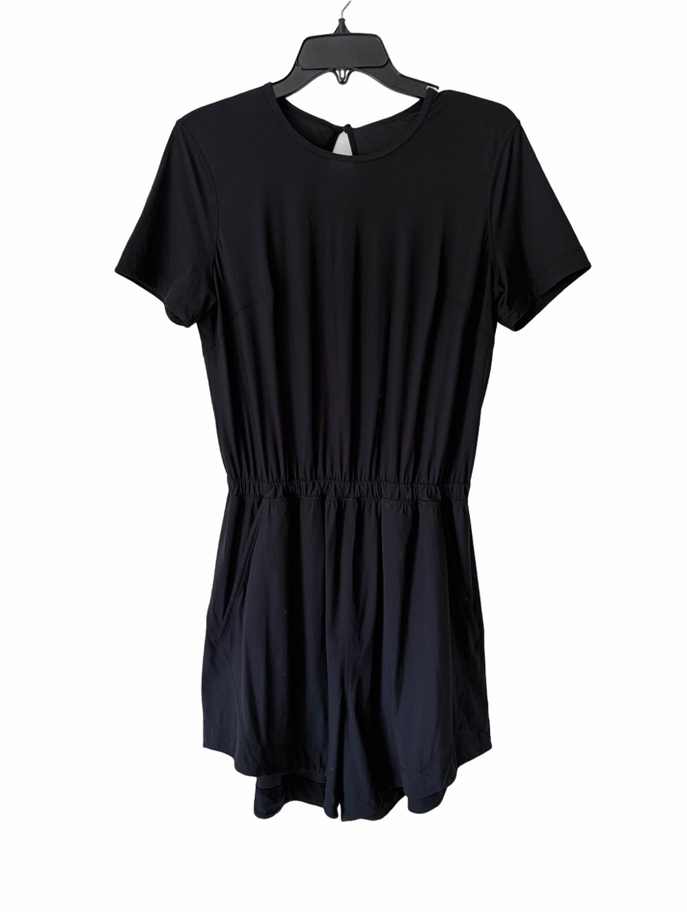 Lululemon Black Lightweight High Neck Romper Open Back size 8 - Picture 3 of 8